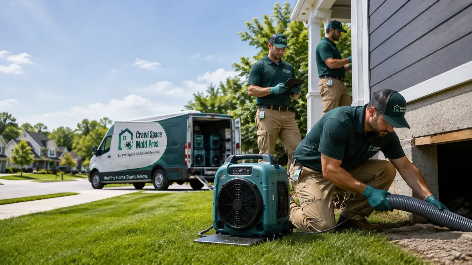 Crawl Space Mold Removal in West Hatfield, MA